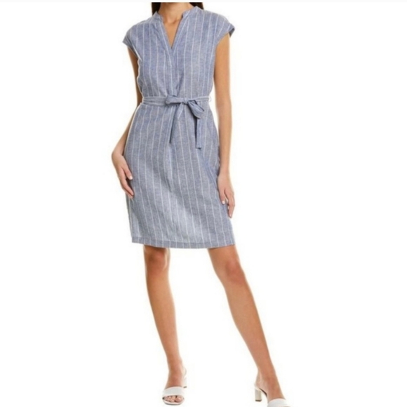 Jones New York Dresses & Skirts - Jones New York linen midi shift dress size 10